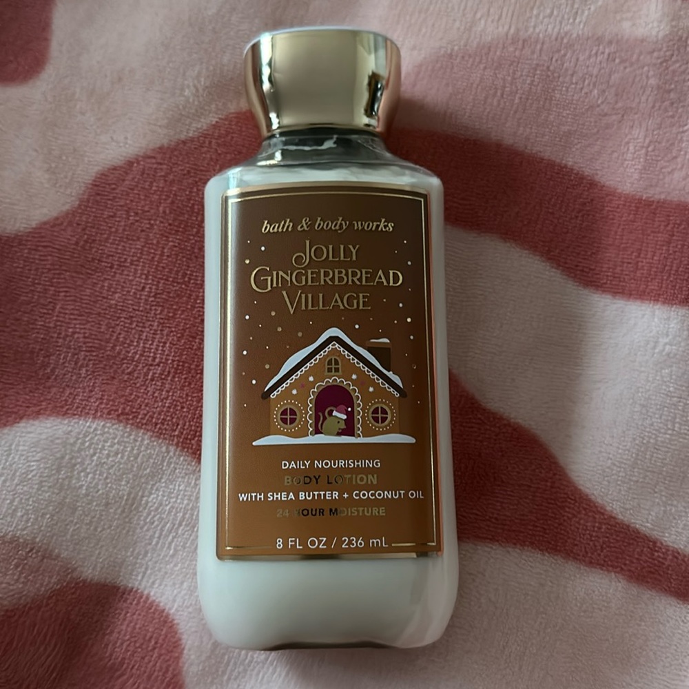 Bath & Body Works Jolly Gingerbread Village Body Lotion